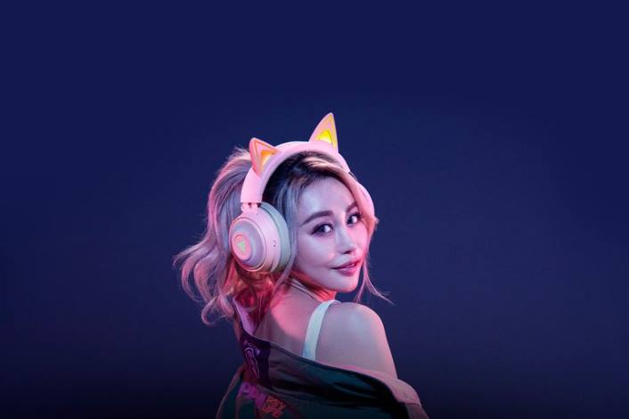 IE Razer Kraken Kitty Quartz DDDP104 Content Creation