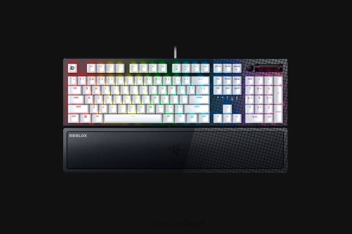 IE Razer BlackWidow V3 - Green Switch - US - Roblox Edition White DDDP59 Keyboard