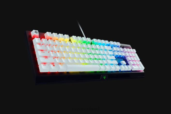 IE Razer BlackWidow V3 - Green Switch - US - Roblox Edition White DDDP59 Keyboard