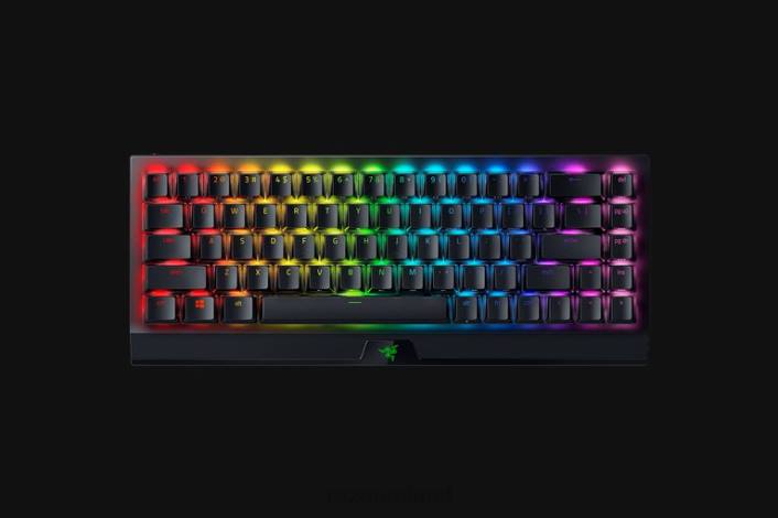 IE Razer BlackWidow V3 Mini HyperSpeed - Phantom Edition - Yellow Switch - US Black DDDP64 Keyboard