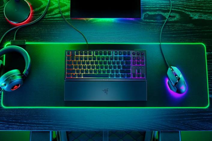 IE Razer Ornata V3 Tenkeyless - US One Color DDDP76 Keyboard