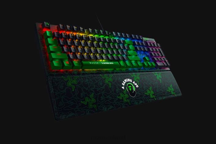 IE Razer X *A Bathing Ape BlackWidow V3 - Green Switch - US Green DDDP60 Keyboard